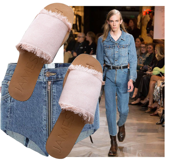 Denim Trends of 2018 | Exposed Button Fly | James Smith Denim Fray Slides