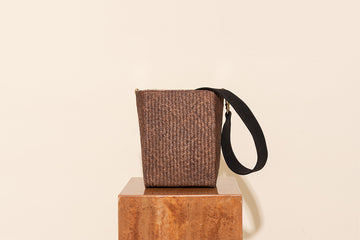 'Domenica Bag'- Chocolate Woven