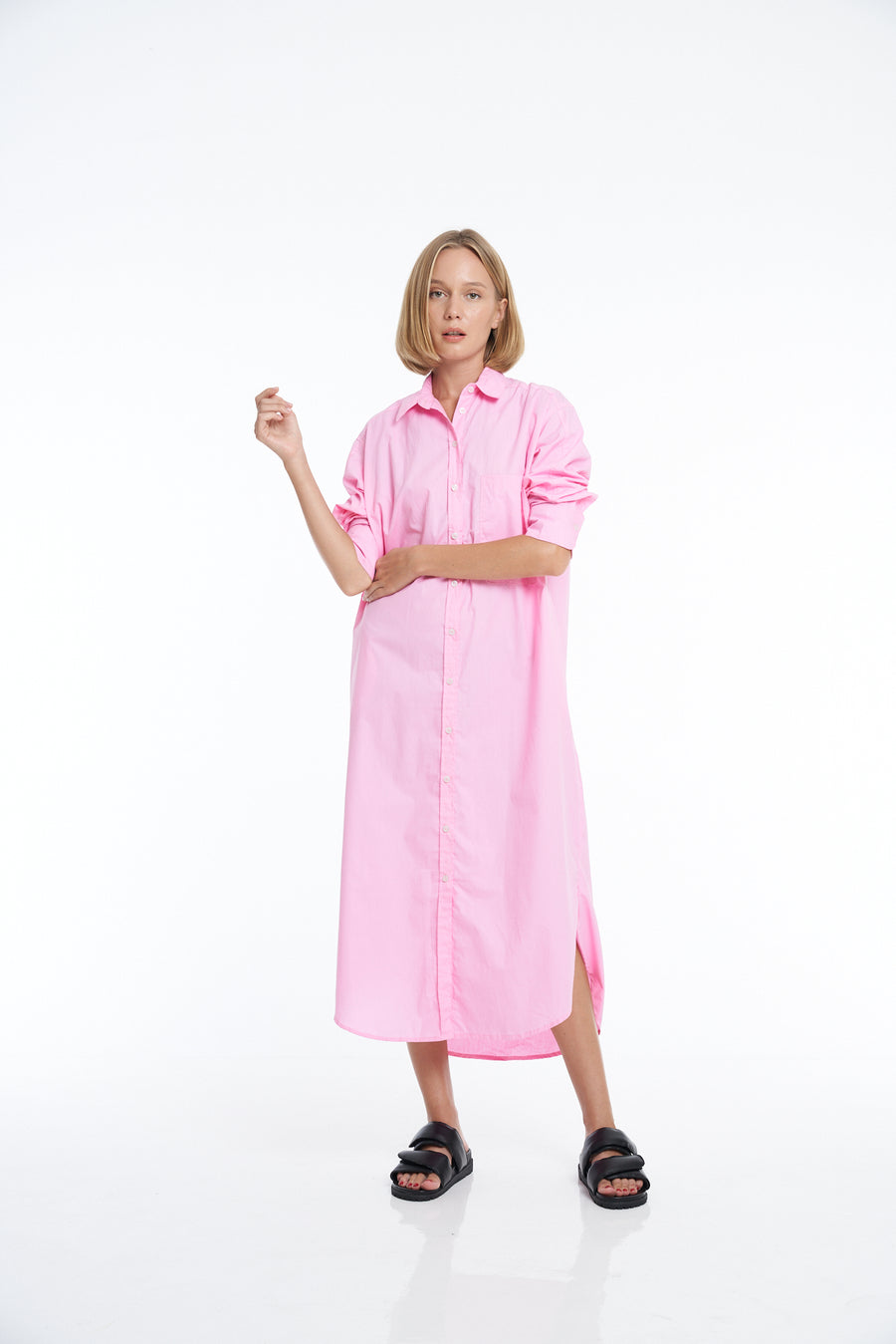 'Vacanza Shirt Dress' - Rossetta