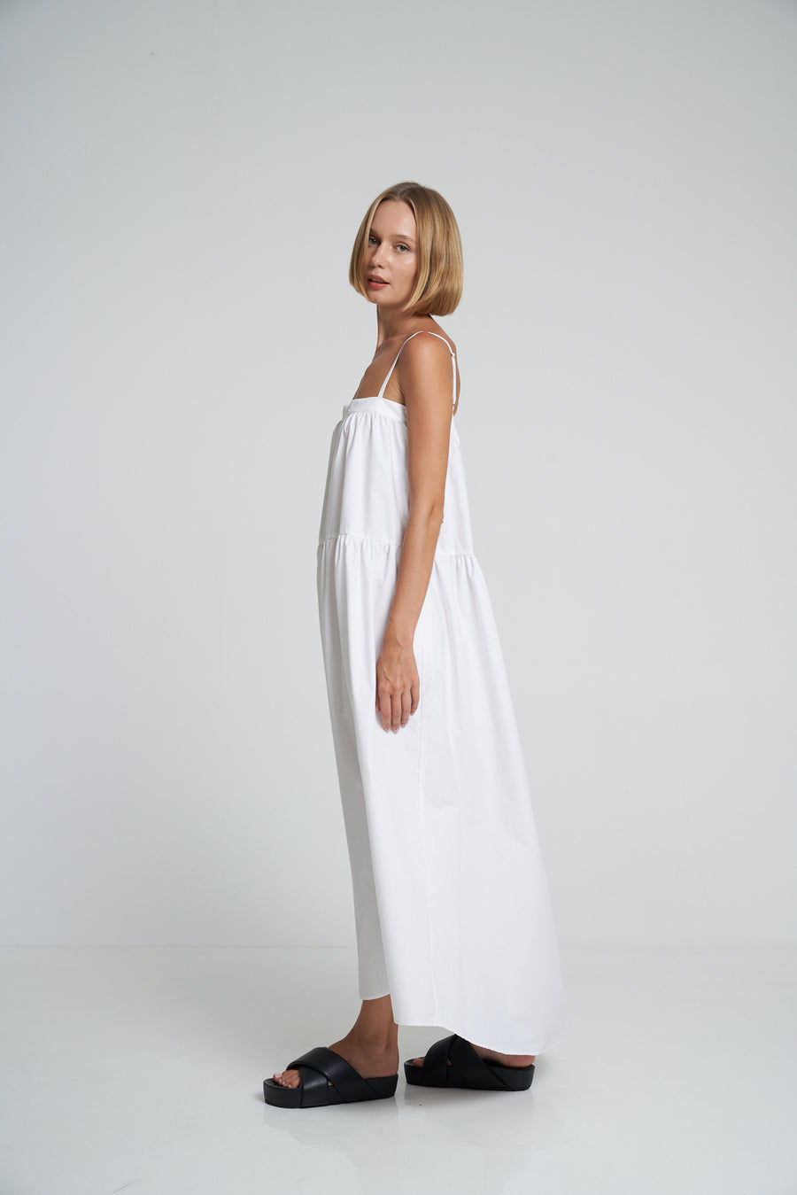 'Ischia Dress' - White