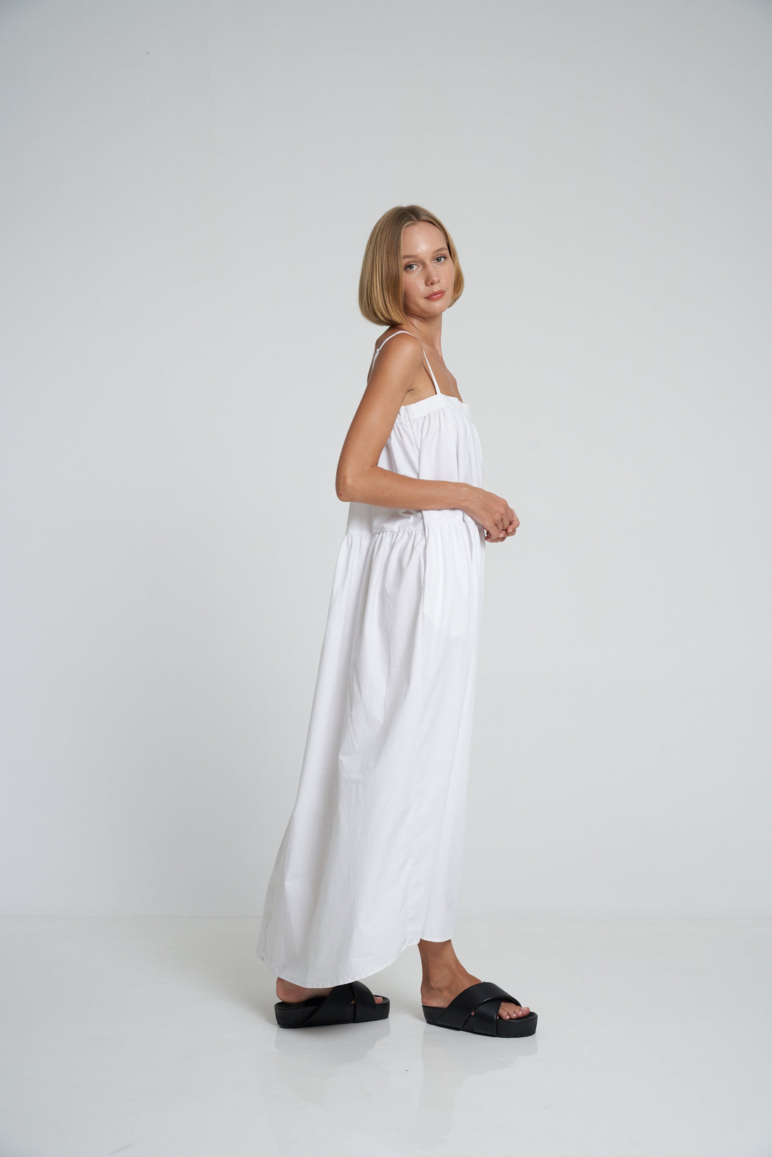 'Ischia Dress' - White