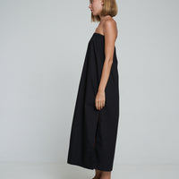 'Vacanza Strapless Dress' - Black